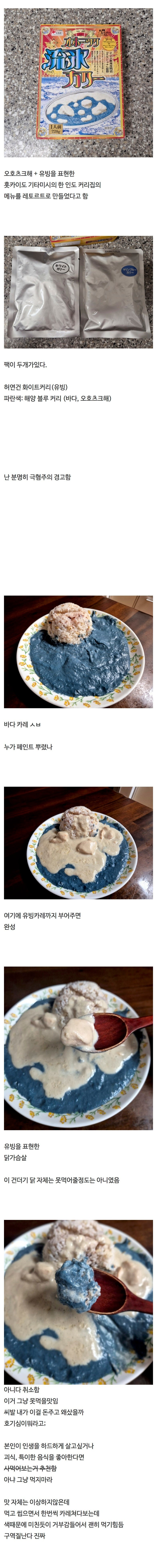 오호츠크유빙카레(파란카레)먹어본후기.jpeg
